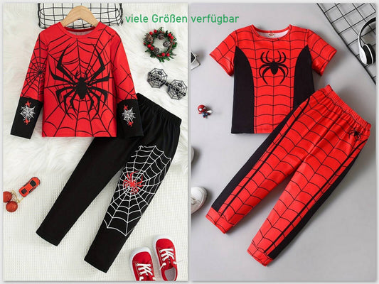 Spiderman Schlafanzug 2tlg. Pyjama Marvel Größen: 100 / 110 / 120 Alter 3 bis 6
