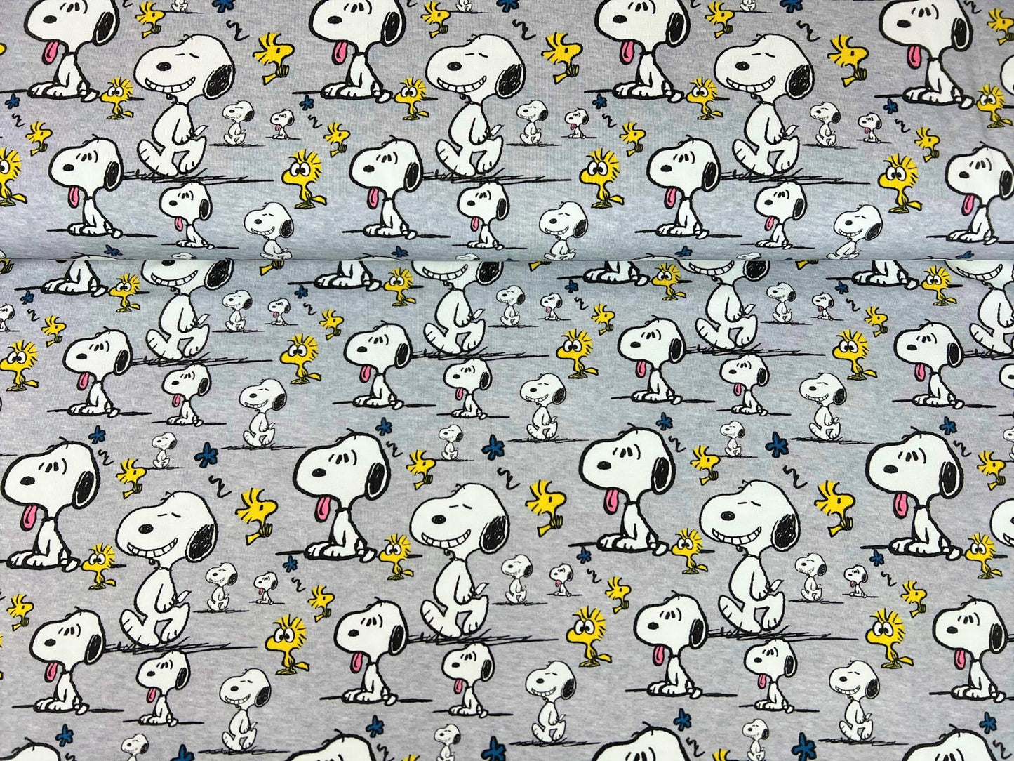 Bio Baumwolljersey Snoopy Peanuts Lizenz GOTS zertifiziert Preis gilt für 0,50 m
