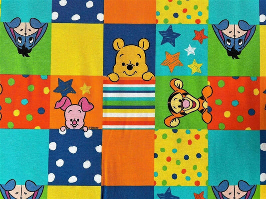 Baumwolljersey Stoff Winnie Puuh Preis für 0,50m Disney Lizenzstoffe Winnie Pooh