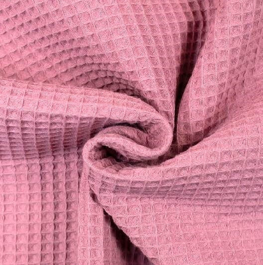 Waffelpique Waffelstoff 0,5m 235 g/m² - Öko-Tex - ab 0,50m Stoff Baumwoll Waffel ! Viele Farben !