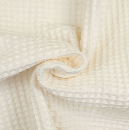 Waffelpique Waffelstoff 0,5m 235 g/m² - Öko-Tex - ab 0,50m Stoff Baumwoll Waffel ! Viele Farben !