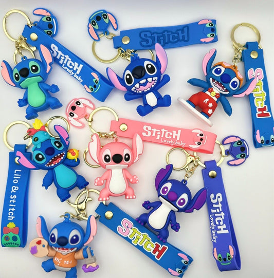 Stitch Schlüsselanhänger inklusive Schlüsselband Disney Lilo und Stitch NEU+OVP