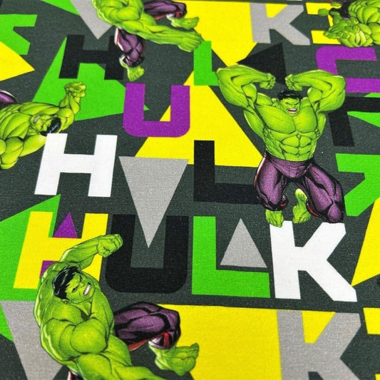 Baumwolljersey Marvel Hulk Stoff The incredible Hulk Lizenzstoff ab 0,50m Jersey