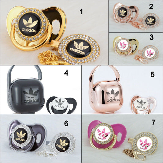 Schnuller Nuckel Box Marken Babyschnuller Babyartikel Geschenkset Schnullerkette