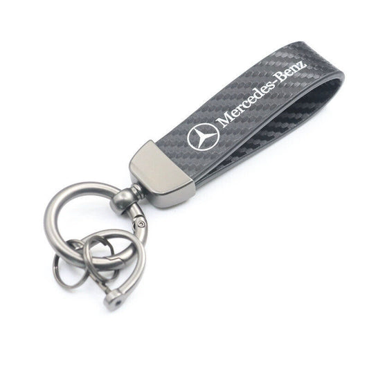 Mercedes Benz Schlüsselanhänger Carbon Optik Edel Hochwertig Daimler Keychain