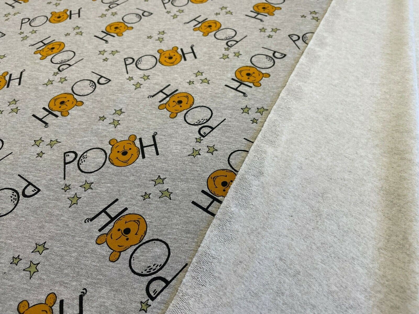 French Terry Stoff Winnie Puuh - Preis für 0,50m Disney Lizenzstoffe Winnie Pooh