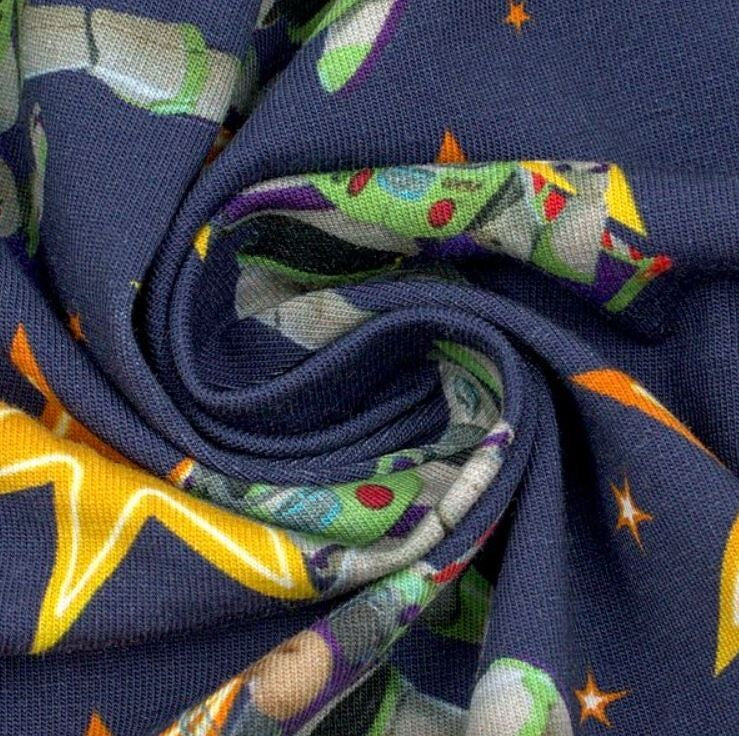 Baumwolljersey Toy Story marine Disney Lizenzstoff ab 0,50m Disney Stoff Jersey